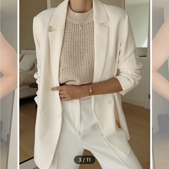 Beige Knit sweater tank top - Picture 3 of 12